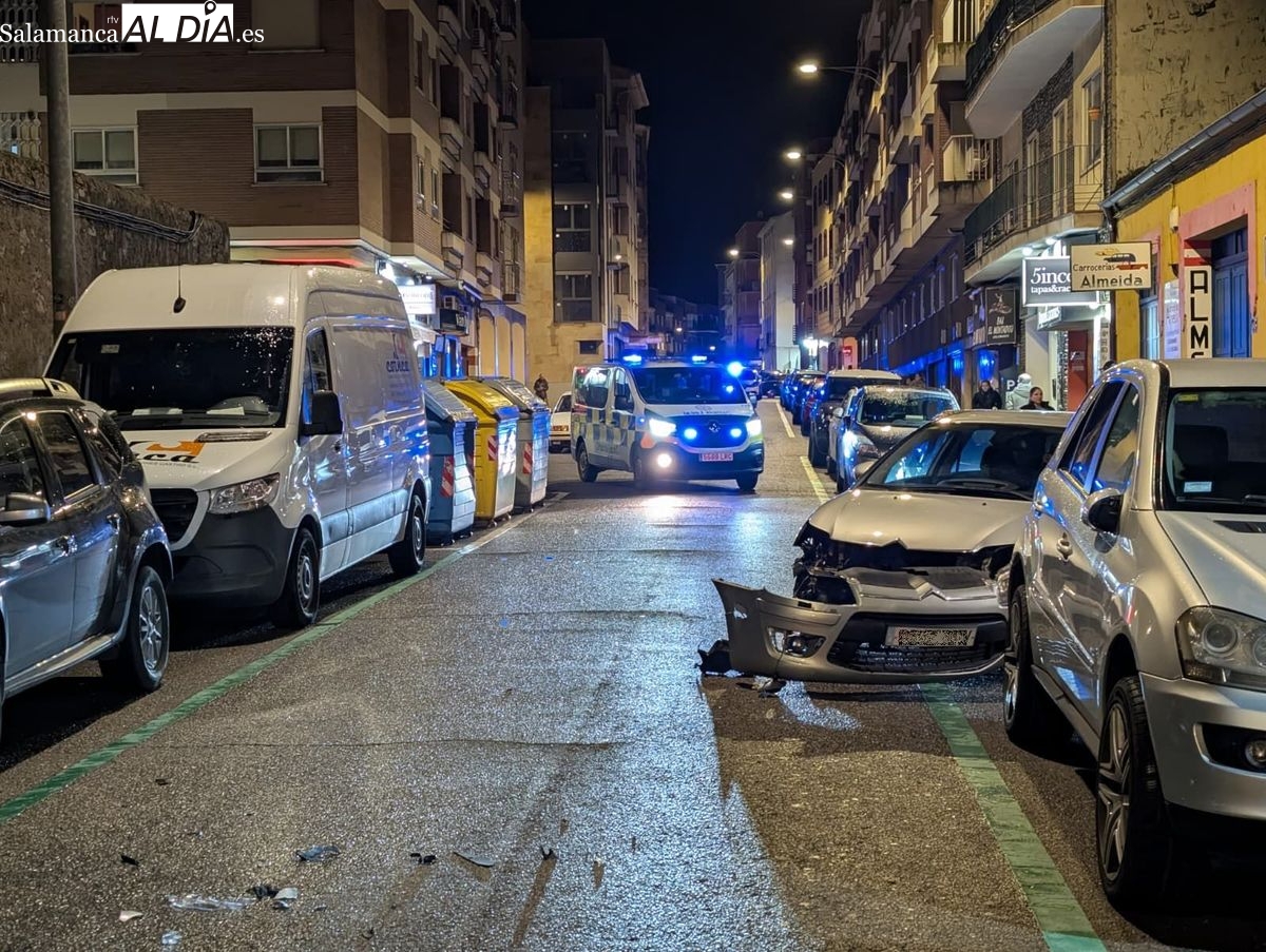 Accidente en Van Dyck Salamanca: herido un varón de 30 años