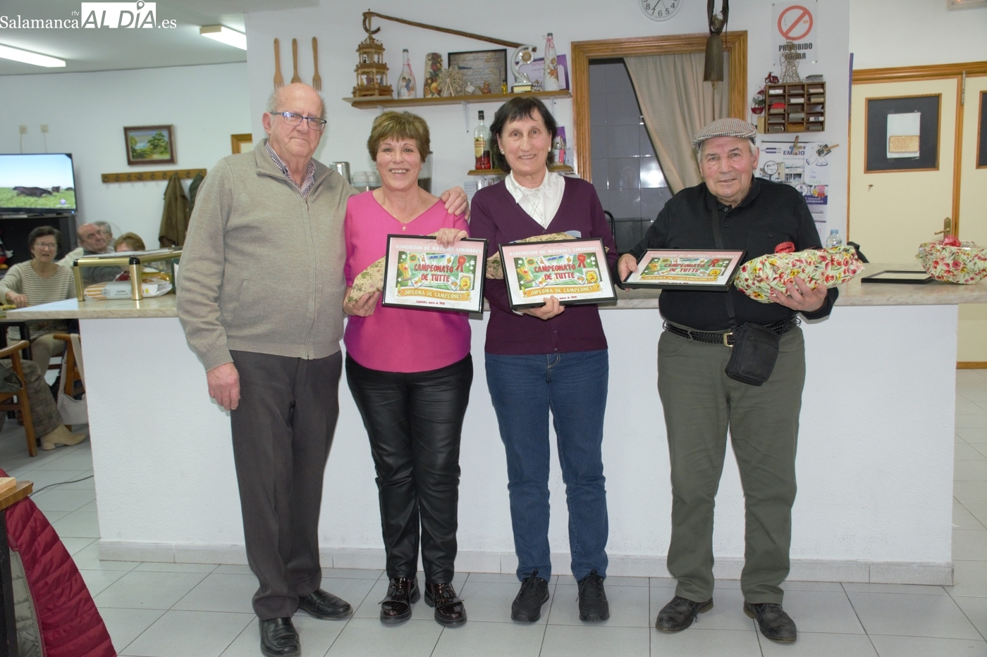 El XXIII Campeonato de Tute en el hogar del jubilado de Lumbrales ya tiene ganadoras