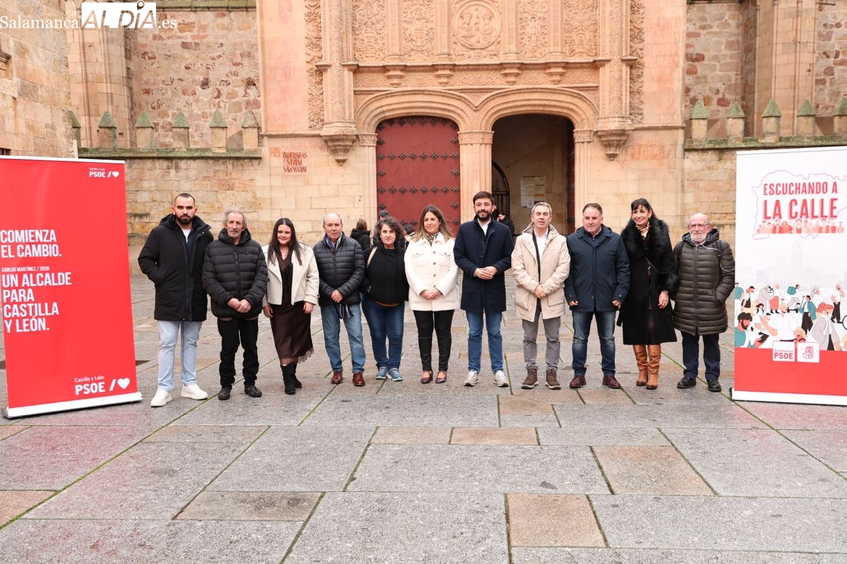 El PSOE de Salamanca presenta su candidatura para el 15 de marzo con Fran Díaz