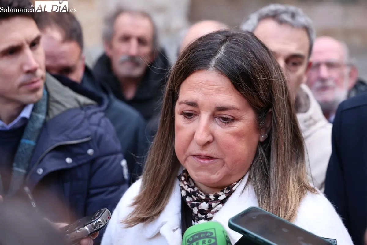 Presentación en el Patio de Escuelas de la candidatura del PSOE de Salamanca a las elecciones de Castilla y León. Foto de David Sañudo