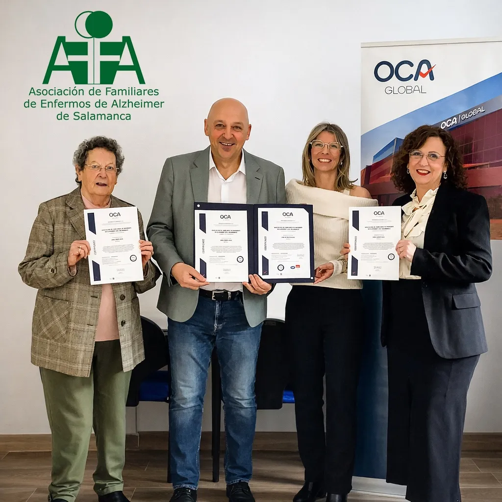 AFA Salamanca renueva sus cuatro sellos de calidad y garantiza la excelencia en la atención hasta 2028