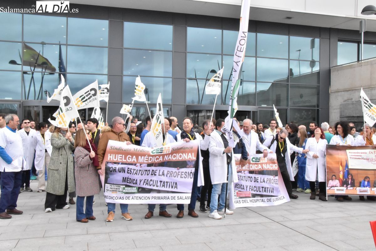 Balance huelga médicos Salamanca: 9.112 cancelaciones