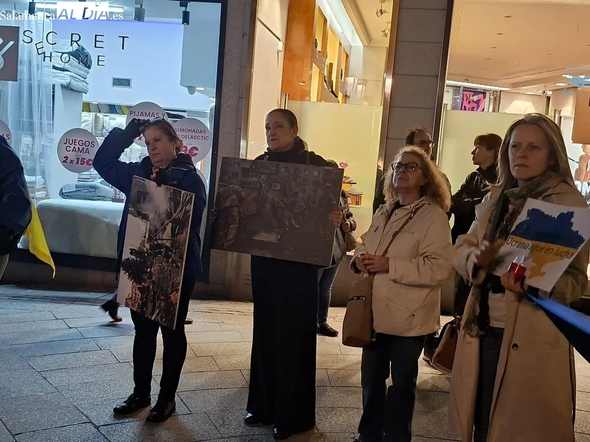 Foto 7 - V&Iacute;DEO Y FOTOS | Los ucranianos de Salamanca claman contra el olvido