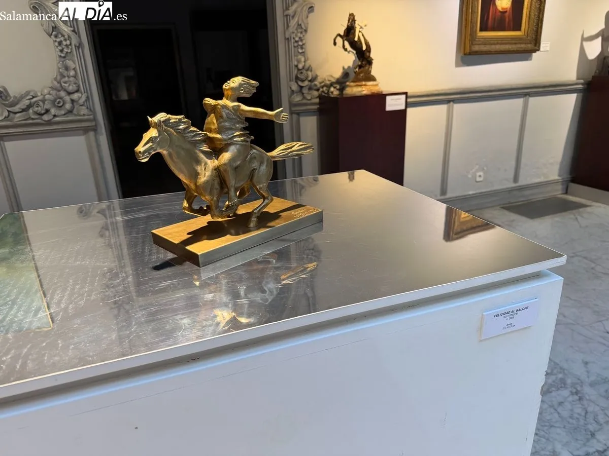 El Museo Art Nouveau y Art Déco acoge hasta el 1 de marzo una muestra del escultor chino Xu Hongfei. Foto de Vanesa Martins