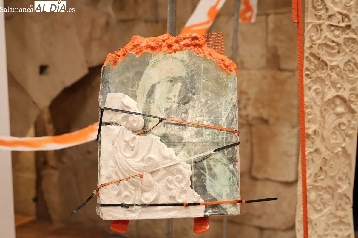 La Hospedería Fonseca acoge 'Arqueología de la iconoclastia', la muestra de Guillermo Coni Molina reflexiona sobre la violencia contra el arte. Foto de David Sañudo