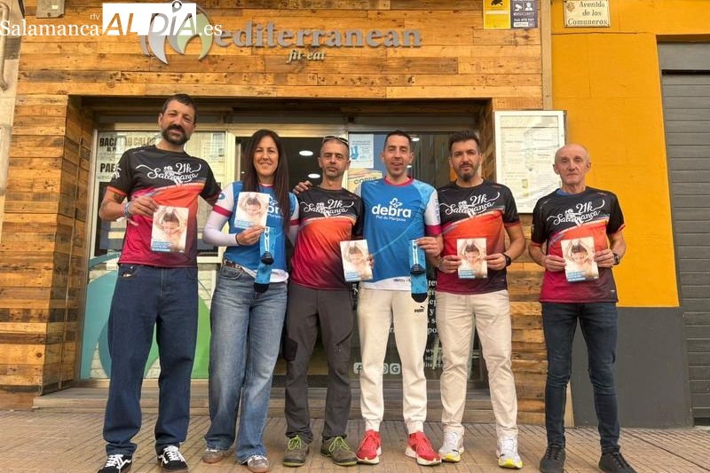 Reto solidario en la Media Maratón de Salamanca recauda fondos para Piel de Mariposa
