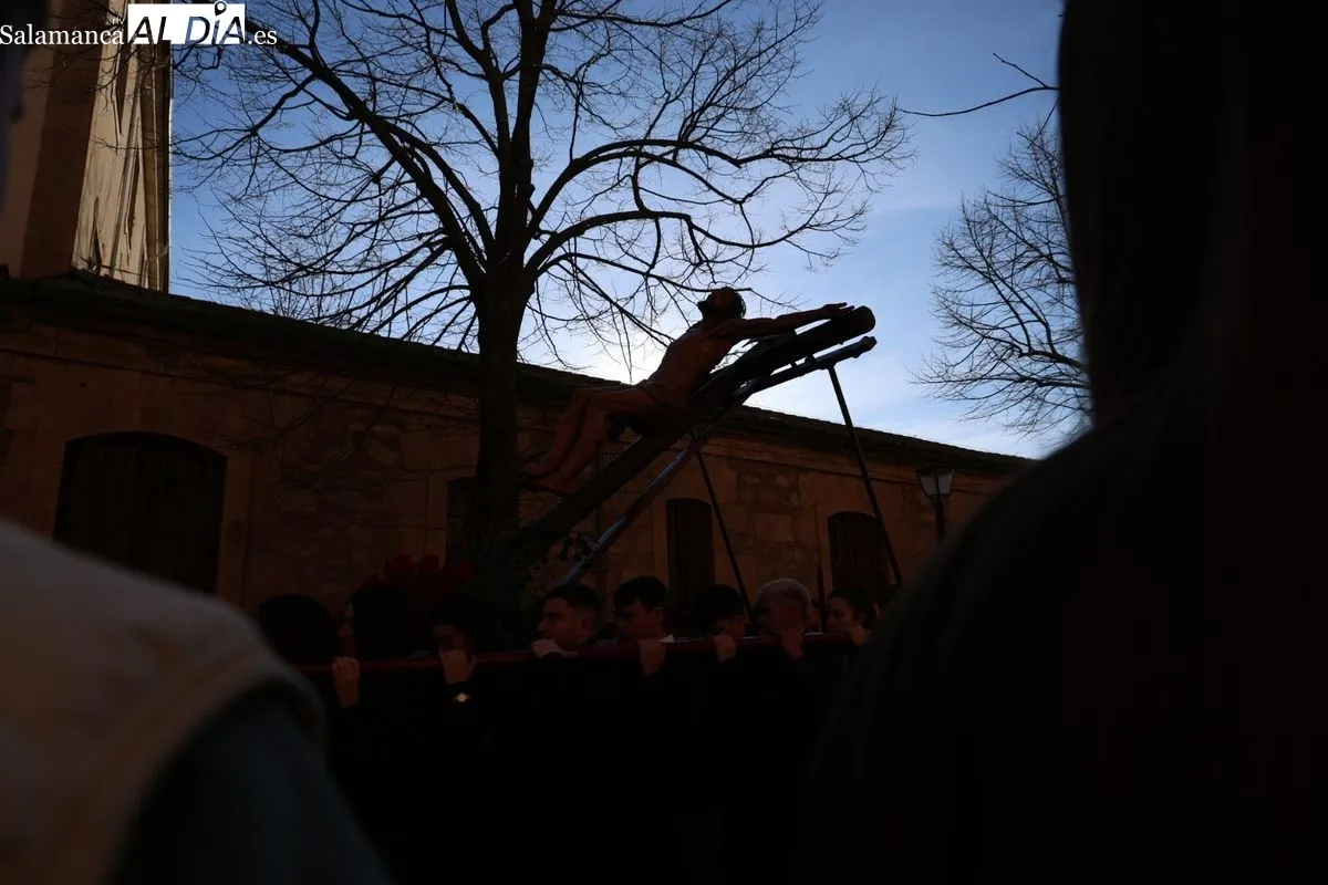 El Cristo de la Agonía preside el Via Crucis de la Junta de Semana Santa en el inicio de la Cuaresma | FOTOS: David Sañudo