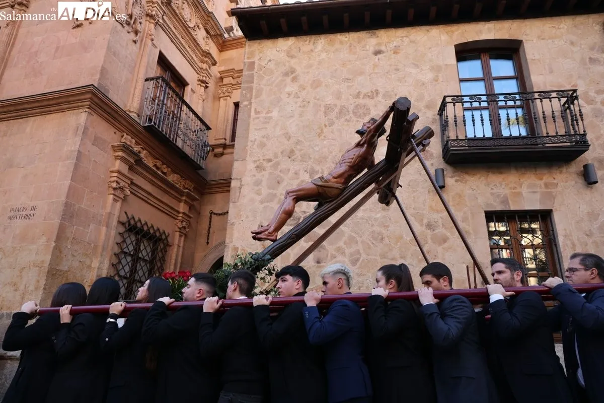 El Cristo de la Agonía preside el Via Crucis de la Junta de Semana Santa en el inicio de la Cuaresma | FOTOS: David Sañudo
