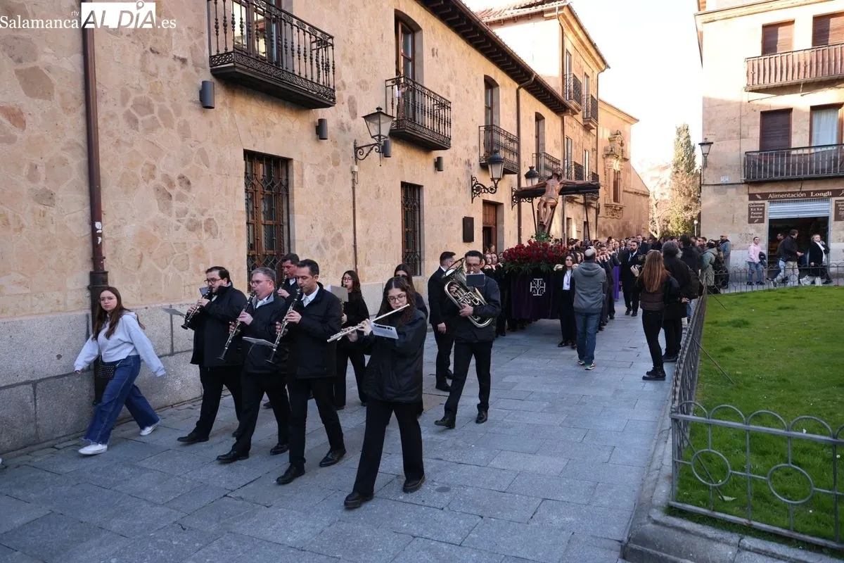 El Cristo de la Agonía preside el Via Crucis de la Junta de Semana Santa en el inicio de la Cuaresma | FOTOS: David Sañudo