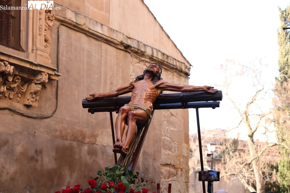 El Cristo de la Agonía preside el Via Crucis de la Junta de Semana Santa en el inicio de la Cuaresma | FOTOS: David Sañudo