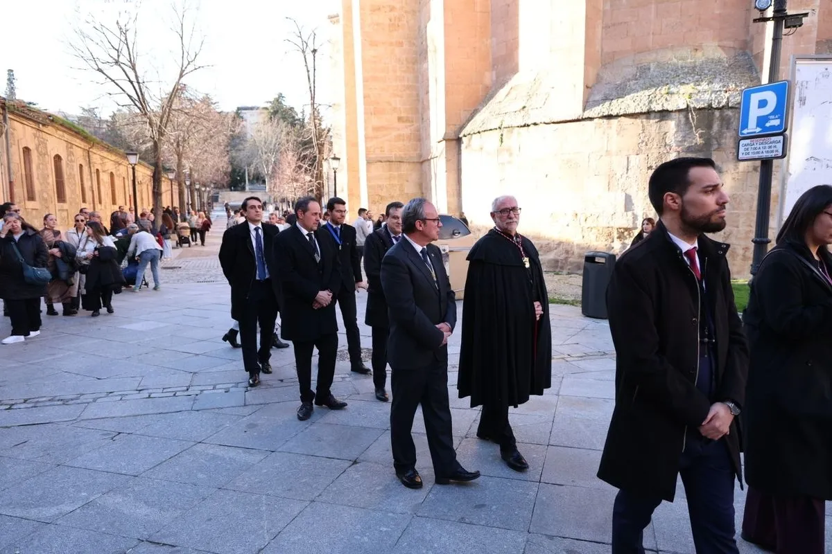 El Cristo de la Agonía preside el Via Crucis de la Junta de Semana Santa en el inicio de la Cuaresma | FOTOS: David Sañudo