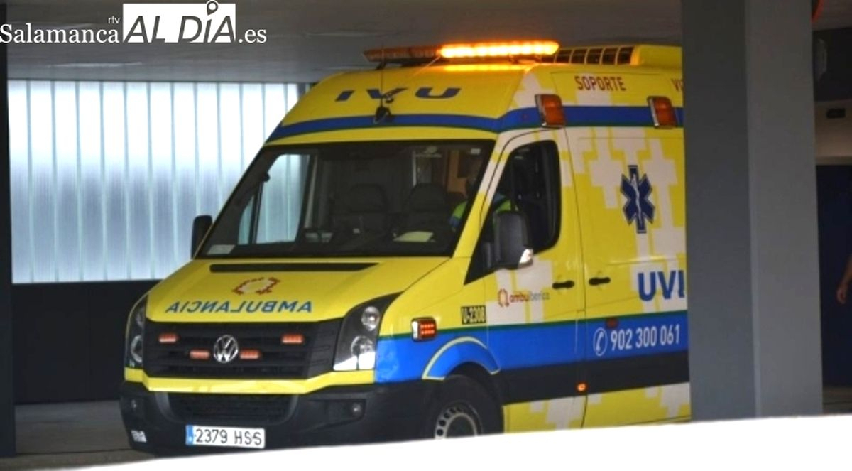 Herido un motorista de 20 años en Santa Marta de Tormes