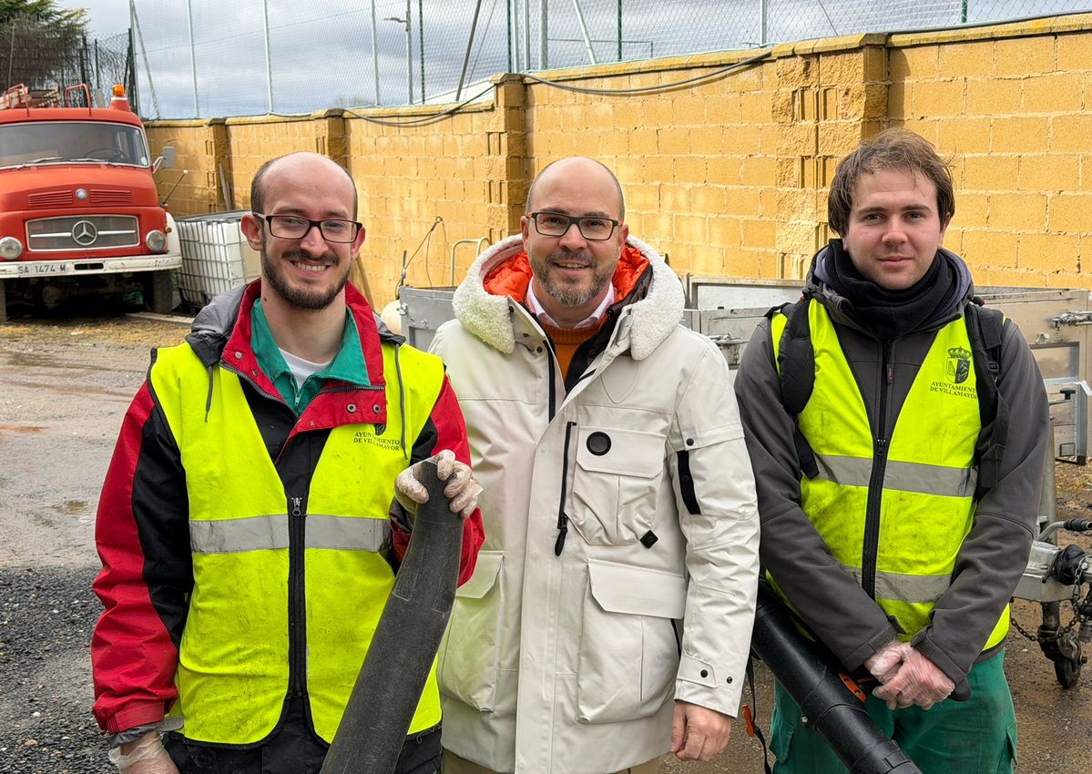 Villamayor contrata cuatro jóvenes mantenimiento jardinería programa ELPEX