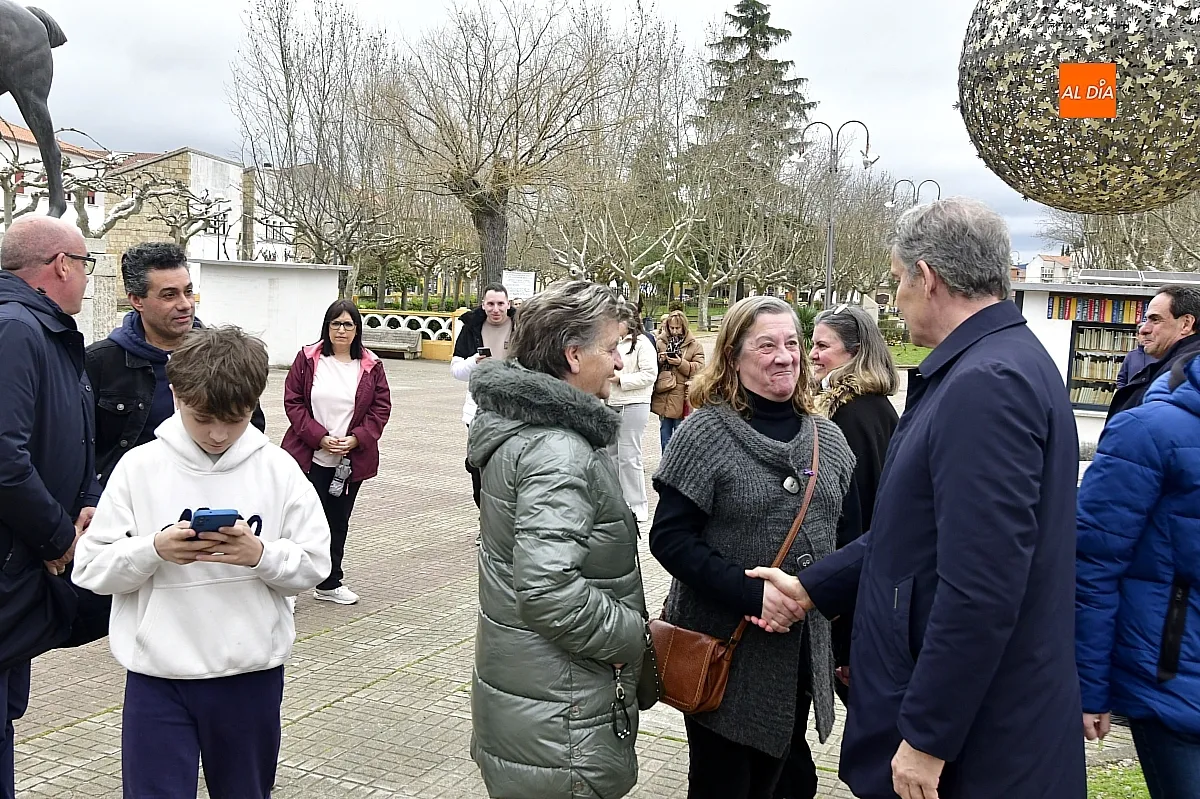 Visita del líder del PP Alberto Núñez Feijóo a Ciudad Rodrigo