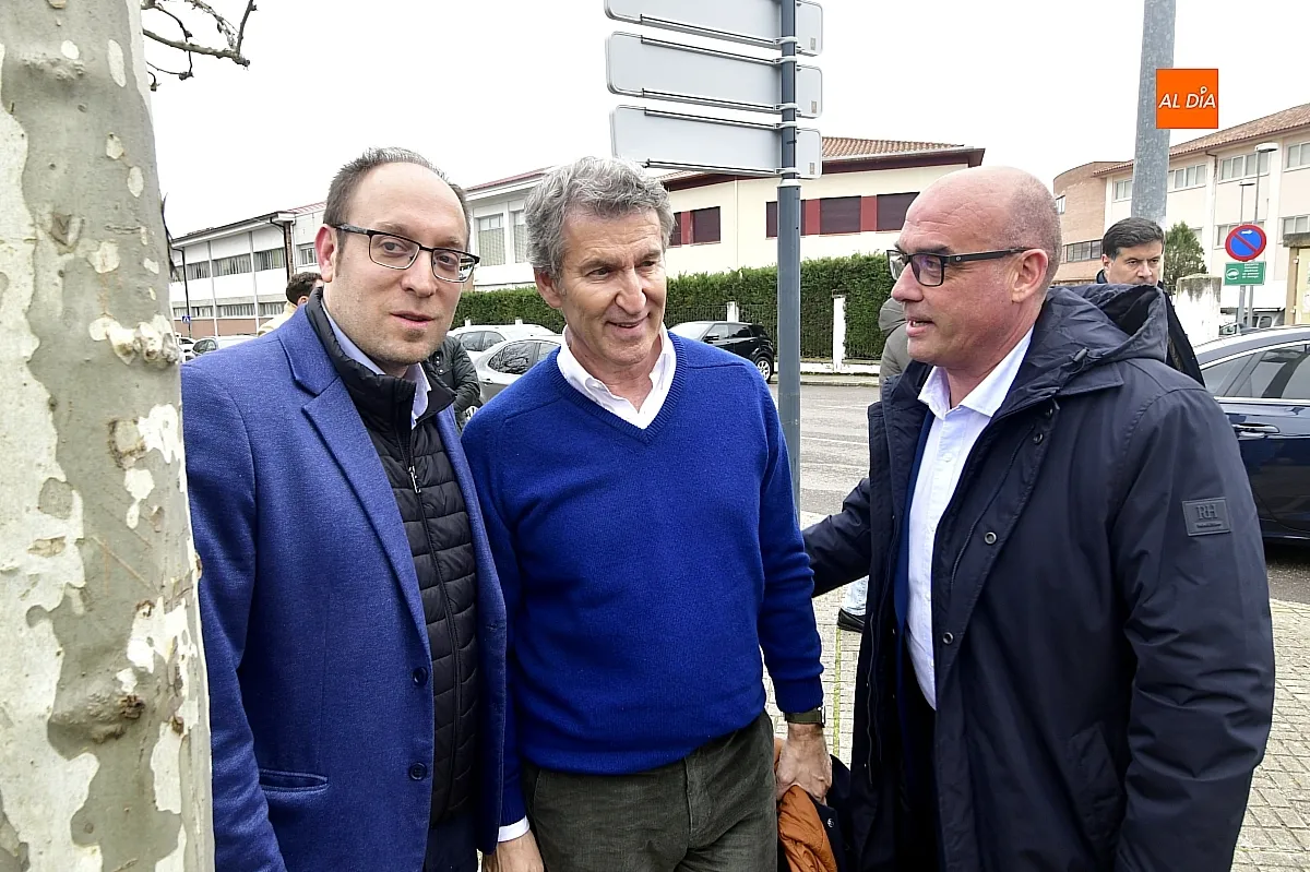 Visita del líder del PP Alberto Núñez Feijóo a Ciudad Rodrigo