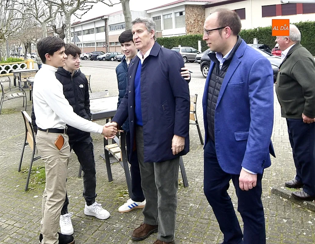 Visita del líder del PP Alberto Núñez Feijóo a Ciudad Rodrigo