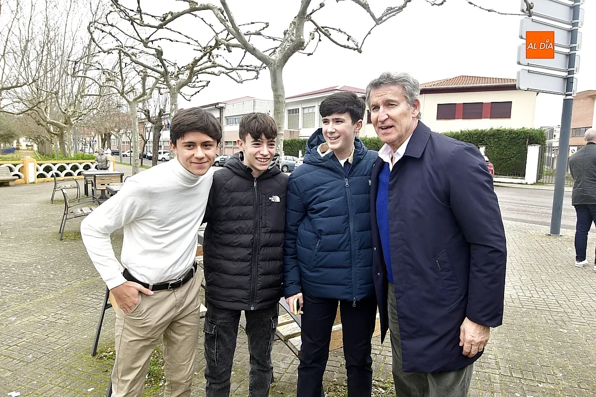 Visita del líder del PP Alberto Núñez Feijóo a Ciudad Rodrigo