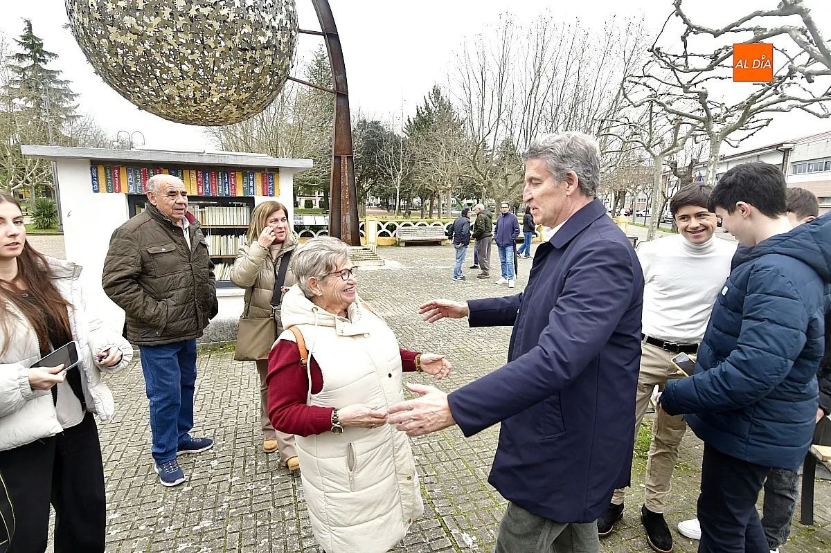 Visita del líder del PP Alberto Núñez Feijóo a Ciudad Rodrigo