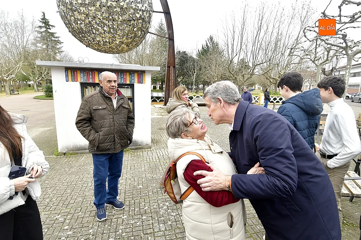 Visita del líder del PP Alberto Núñez Feijóo a Ciudad Rodrigo