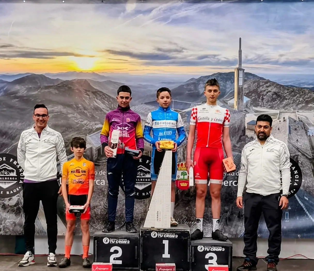 Copa de Escuelas de BTT de Castilla y León el Club Jóvenes Ciclistas Mirobrigenses