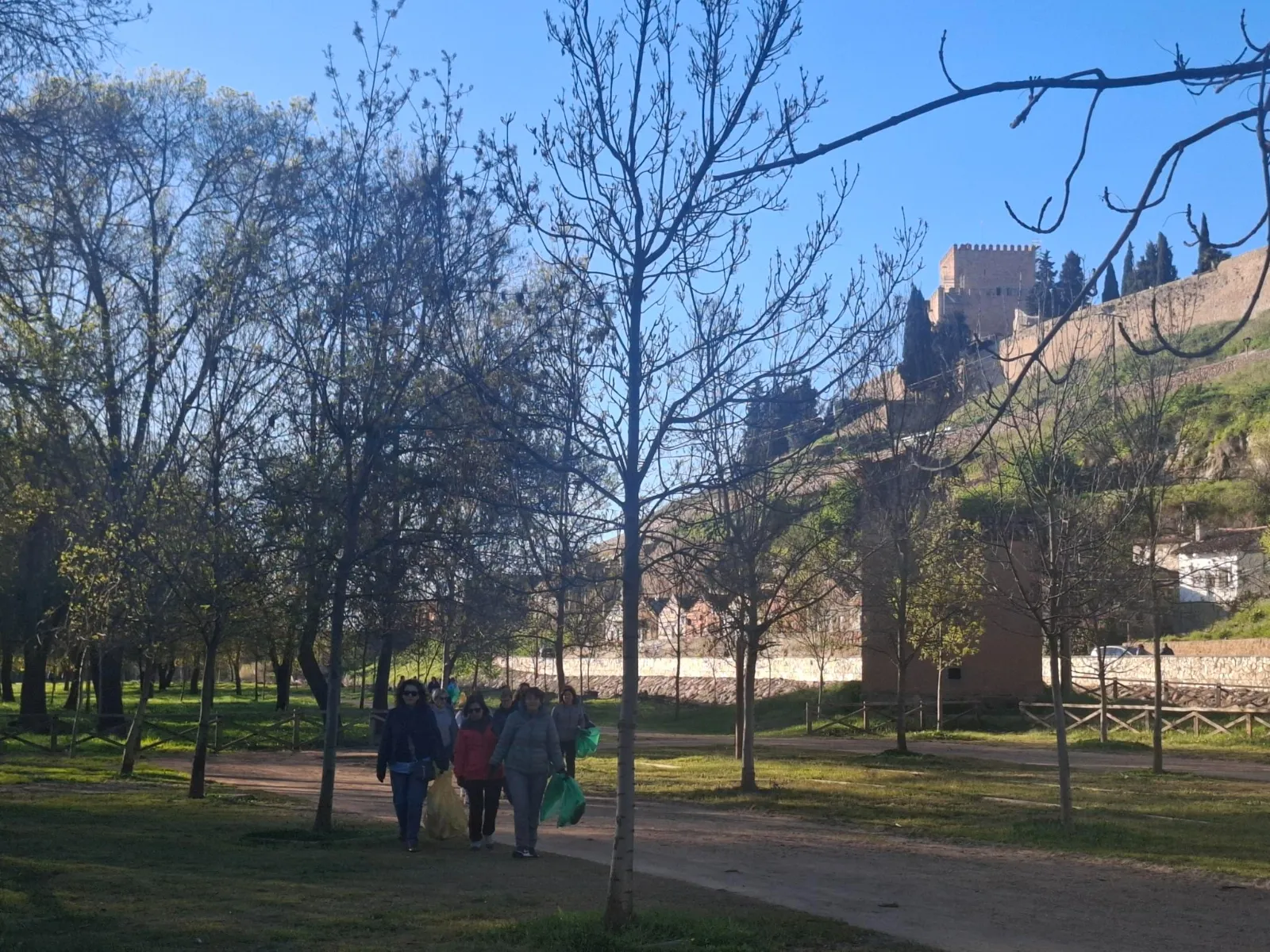 Limpieza del río Águeda por el Parador de Ciudad Rodrigo