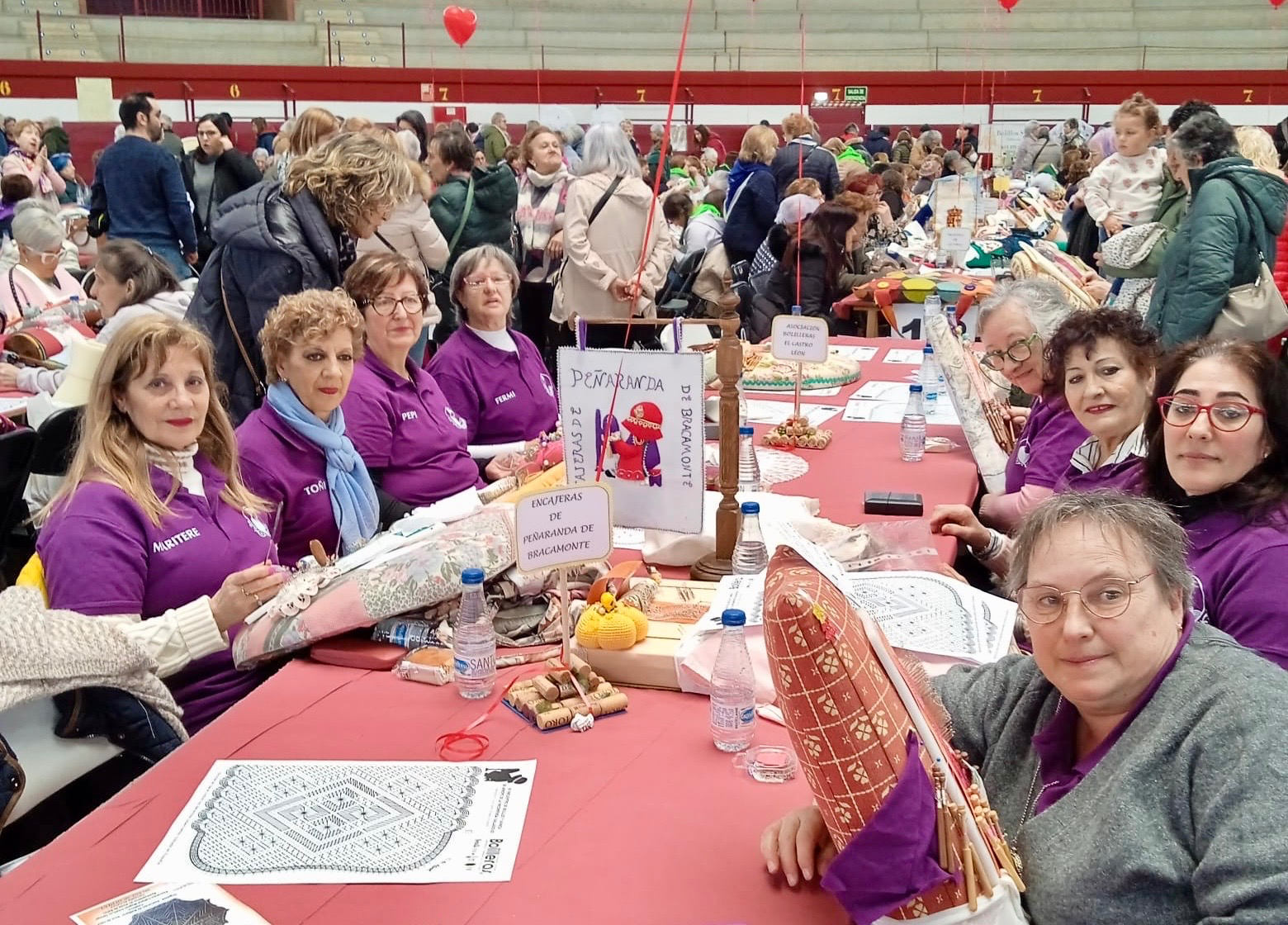 Gran protagonismo de las encajeras de Peñaranda en el XII encuentro de Arroyo de la Encomienda