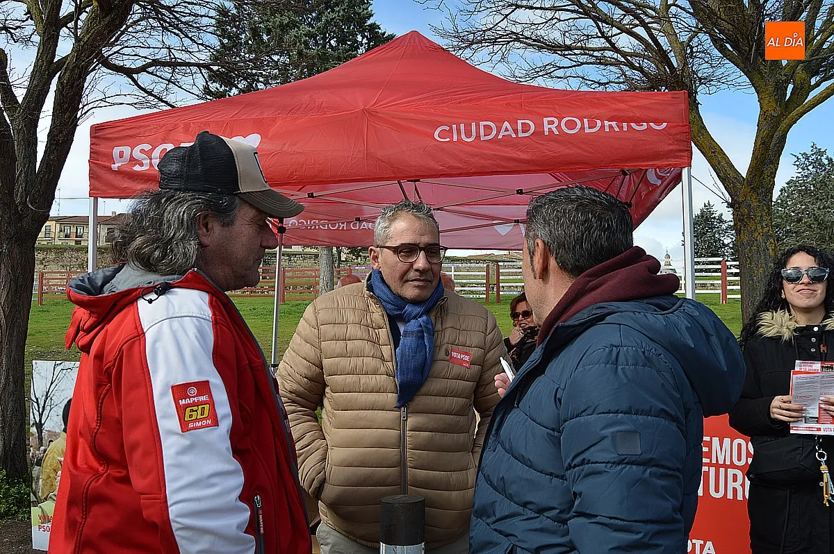Mesa electoral del PSOE en Ciudad Rodrigo 
