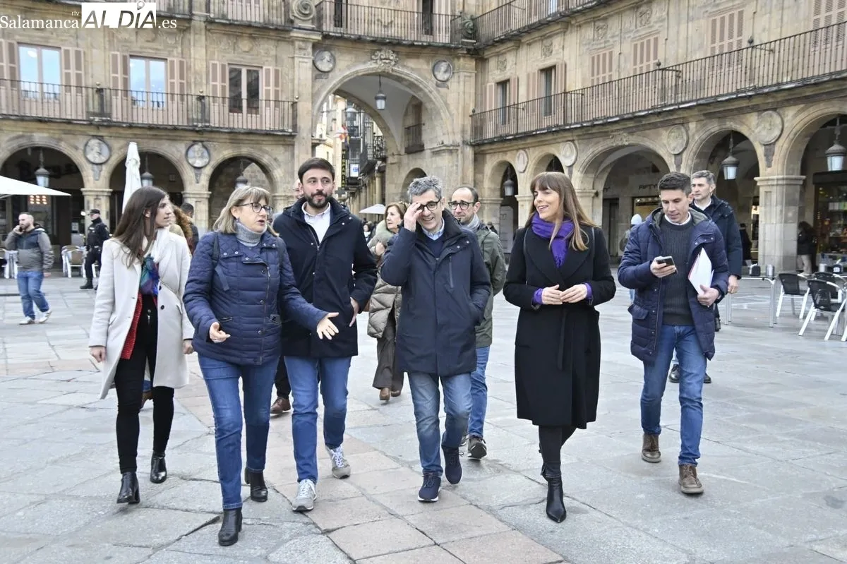 Foto 9 - FOTOS | El ministro F&eacute;lix Bola&ntilde;os hace campa&ntilde;a en Salamanca: "El PSOE es la &uacute;nica opci&oacute;n para desalojar al PP"