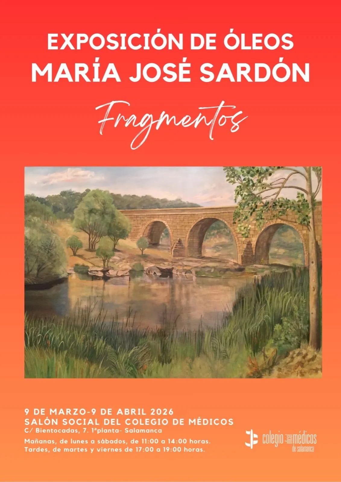 Foto 2 - La pintora Mar&iacute;a Jos&eacute; Sard&oacute;n expone parte de sus &oacute;leos en el Colegio de M&eacute;dicos