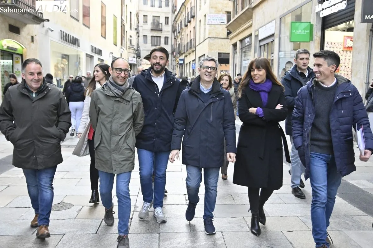 Foto 10 - FOTOS | El ministro F&eacute;lix Bola&ntilde;os hace campa&ntilde;a en Salamanca: "El PSOE es la &uacute;nica opci&oacute;n para desalojar al PP"