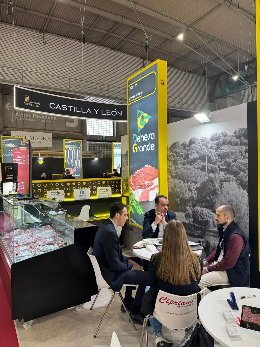Stand de Dehesa Grande en la Feria Internacional Alimentaria