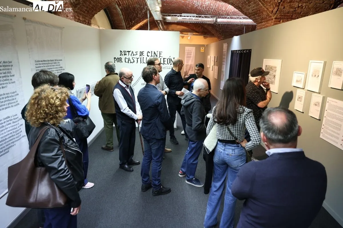 Exposición Rutas de cine por Castilla y León en Salamanca. Foto de David Sañudo