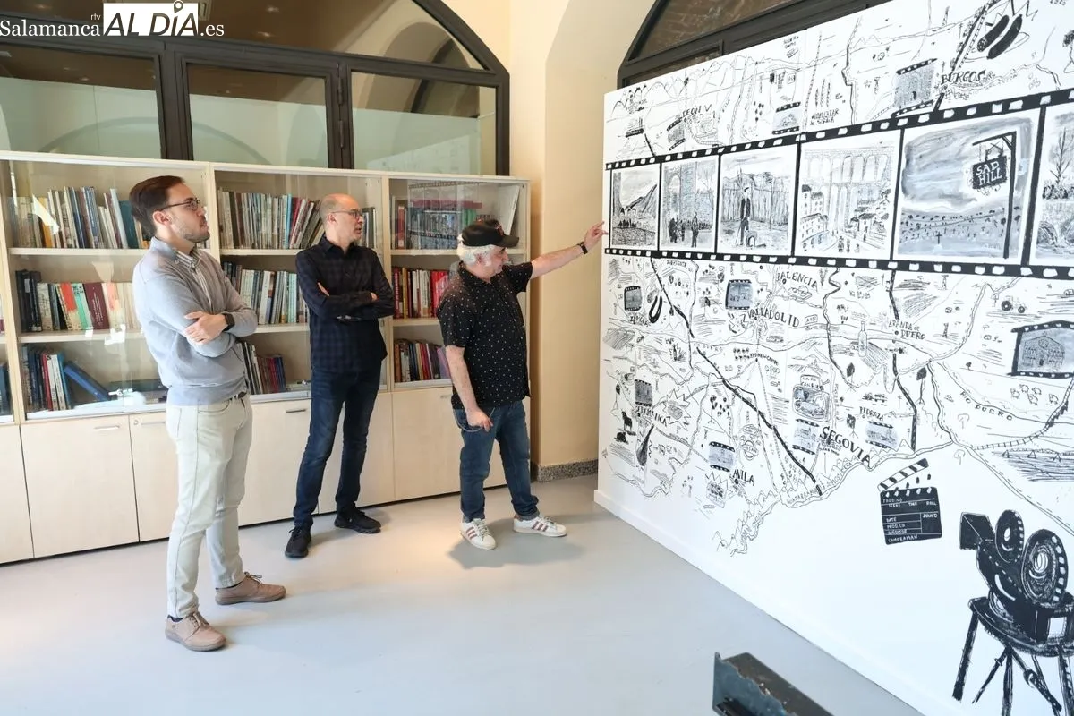 Exposición Rutas de cine por Castilla y León en Salamanca. Foto de David Sañudo