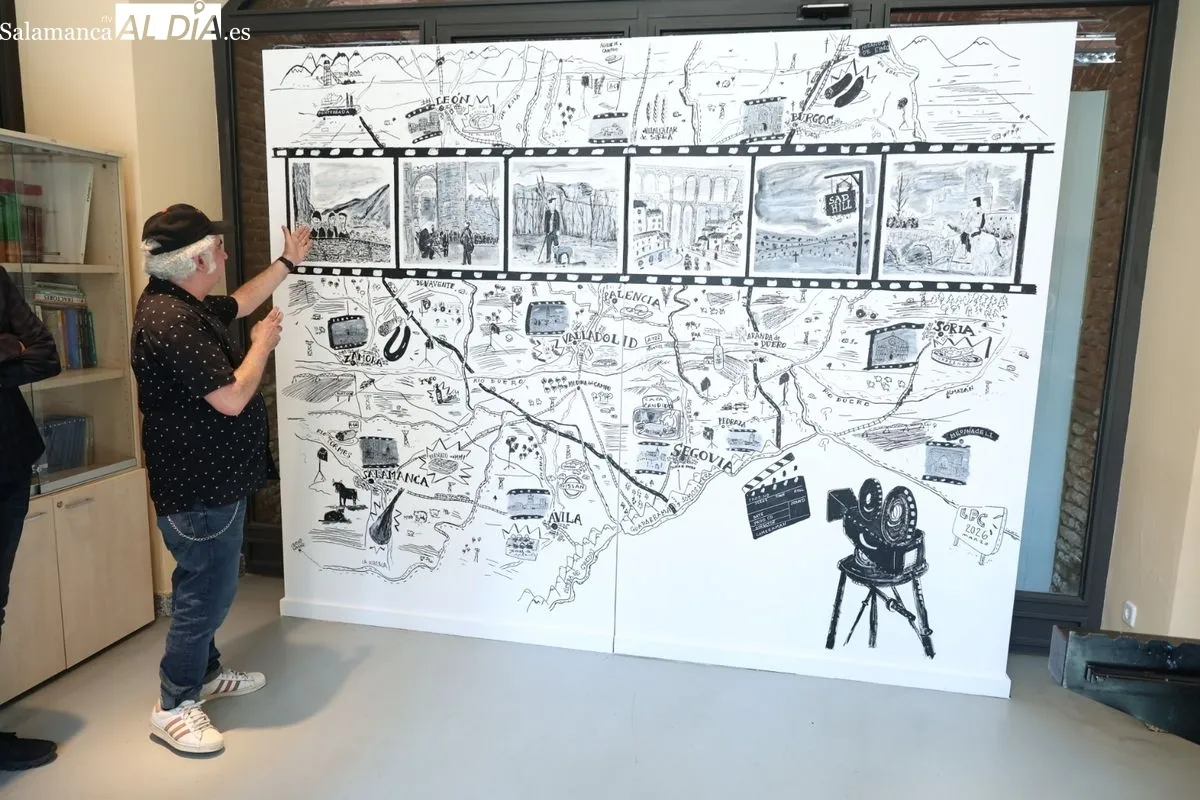 Exposición Rutas de cine por Castilla y León en Salamanca. Foto de David Sañudo