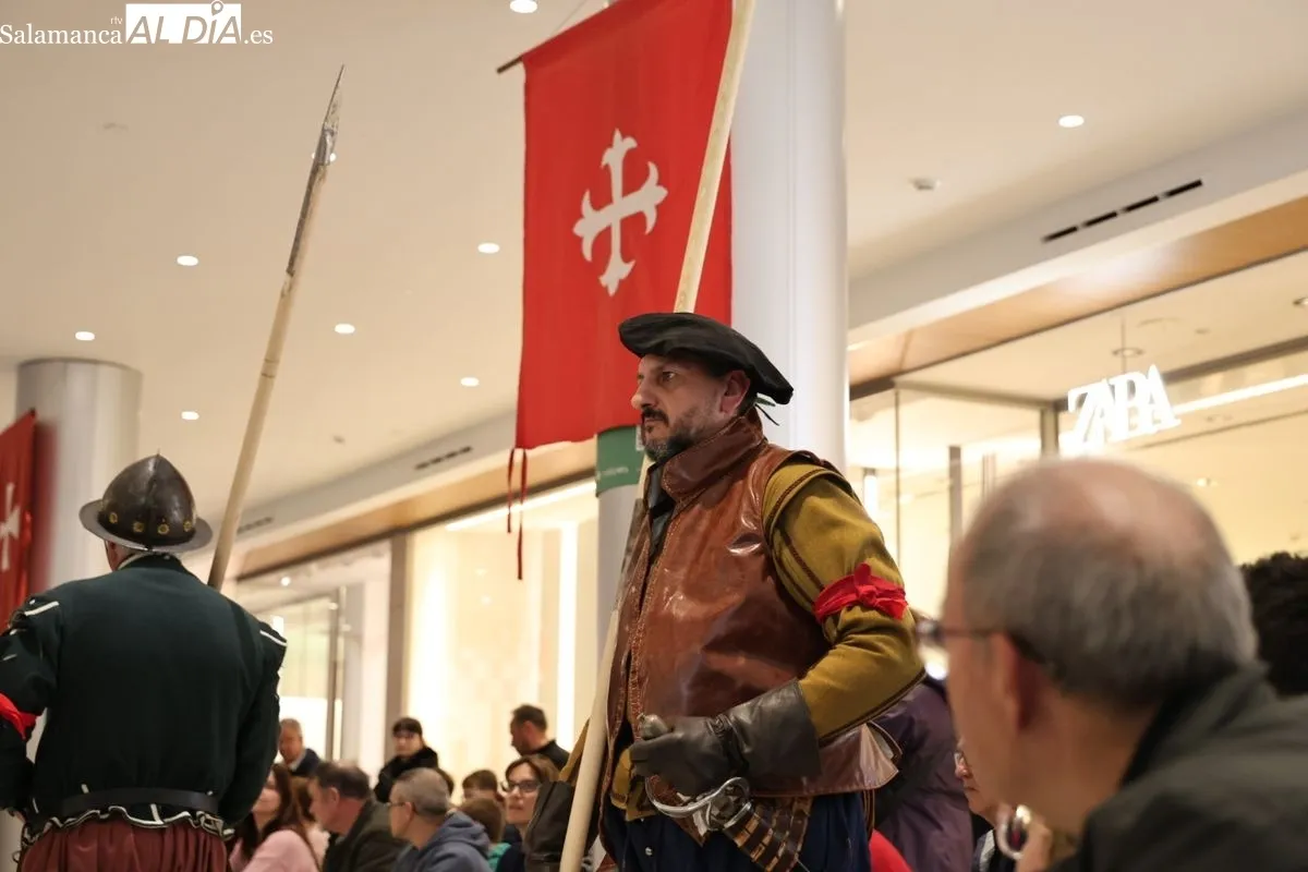 Viaje en el tiempo con la Asociación Cultural Tercio de Salamanca en El Tormes. Foto de David Sañudo