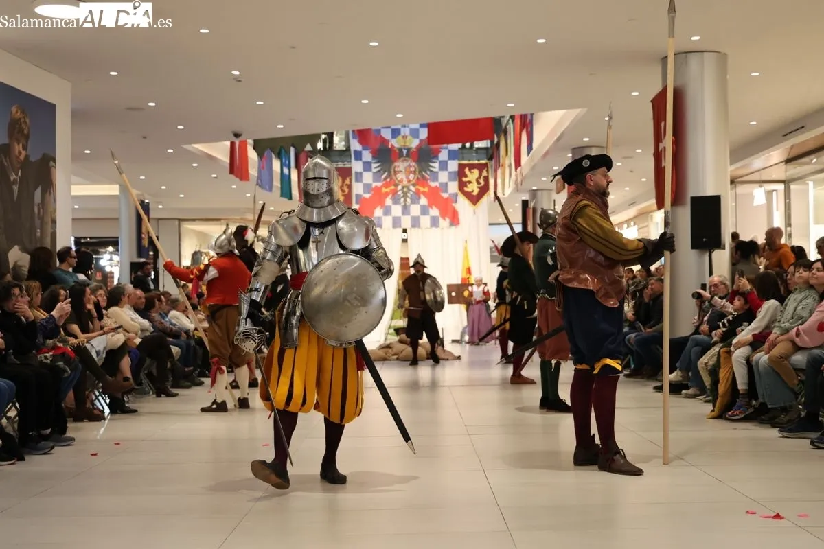 Viaje en el tiempo con la Asociación Cultural Tercio de Salamanca en El Tormes. Foto de David Sañudo