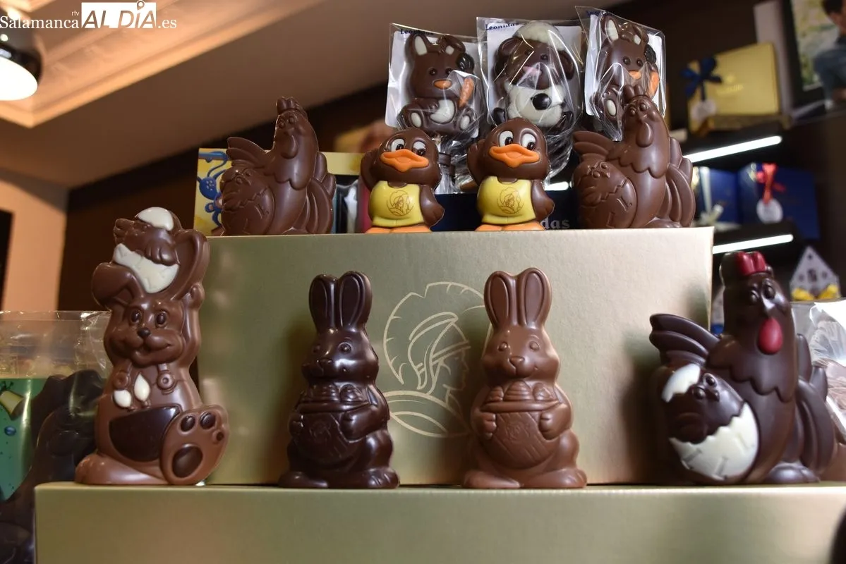 Los huevos de Pascua que arransan en la bombonería Leonidas | Fotos: T.Sánchez