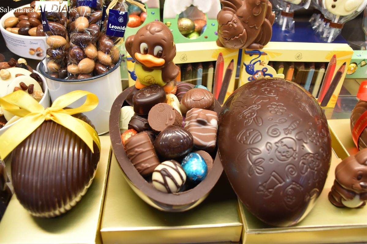 Los huevos de Pascua de chocolate que endulzan la Semana Santa en Salamanca