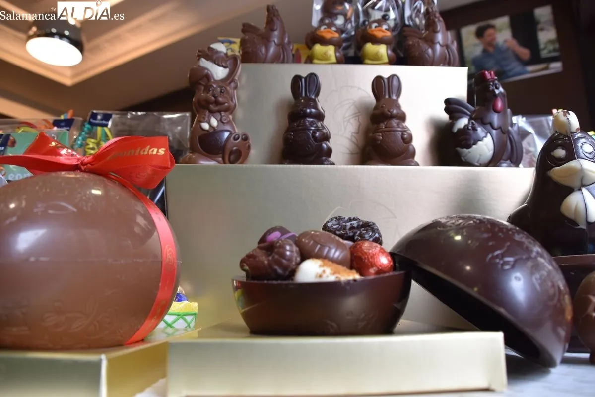 Los huevos de Pascua que arransan en la bombonería Leonidas | Fotos: T.Sánchez