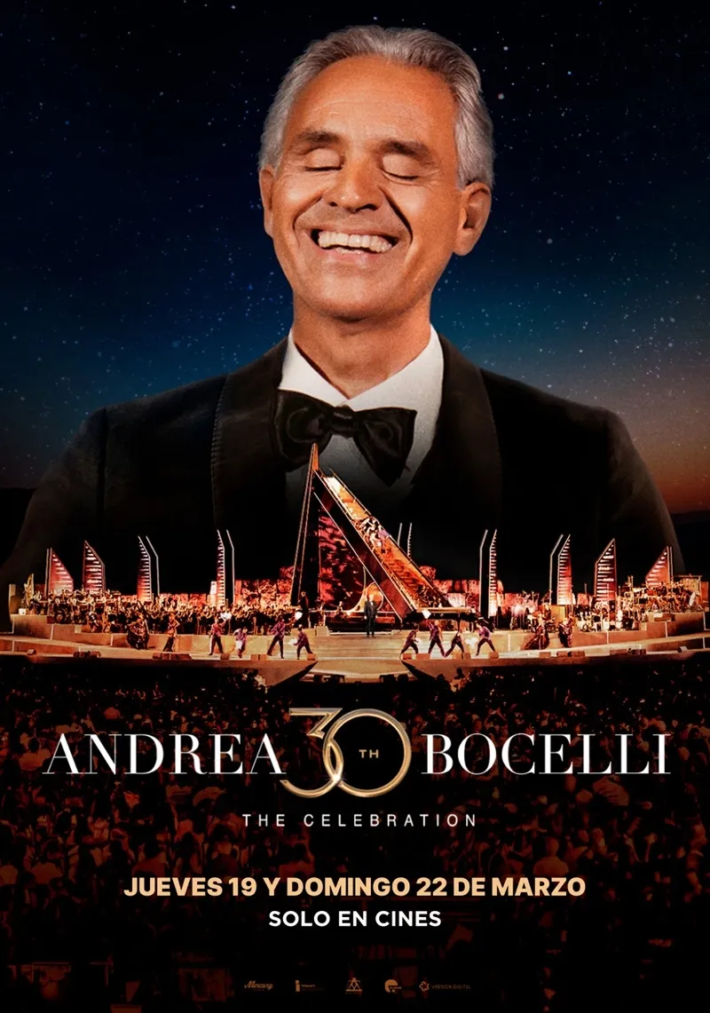 Foto 2 - Cines Van Dyck proyectar&aacute; el concierto por el 30 aniversario de Andrea Bocelli este jueves