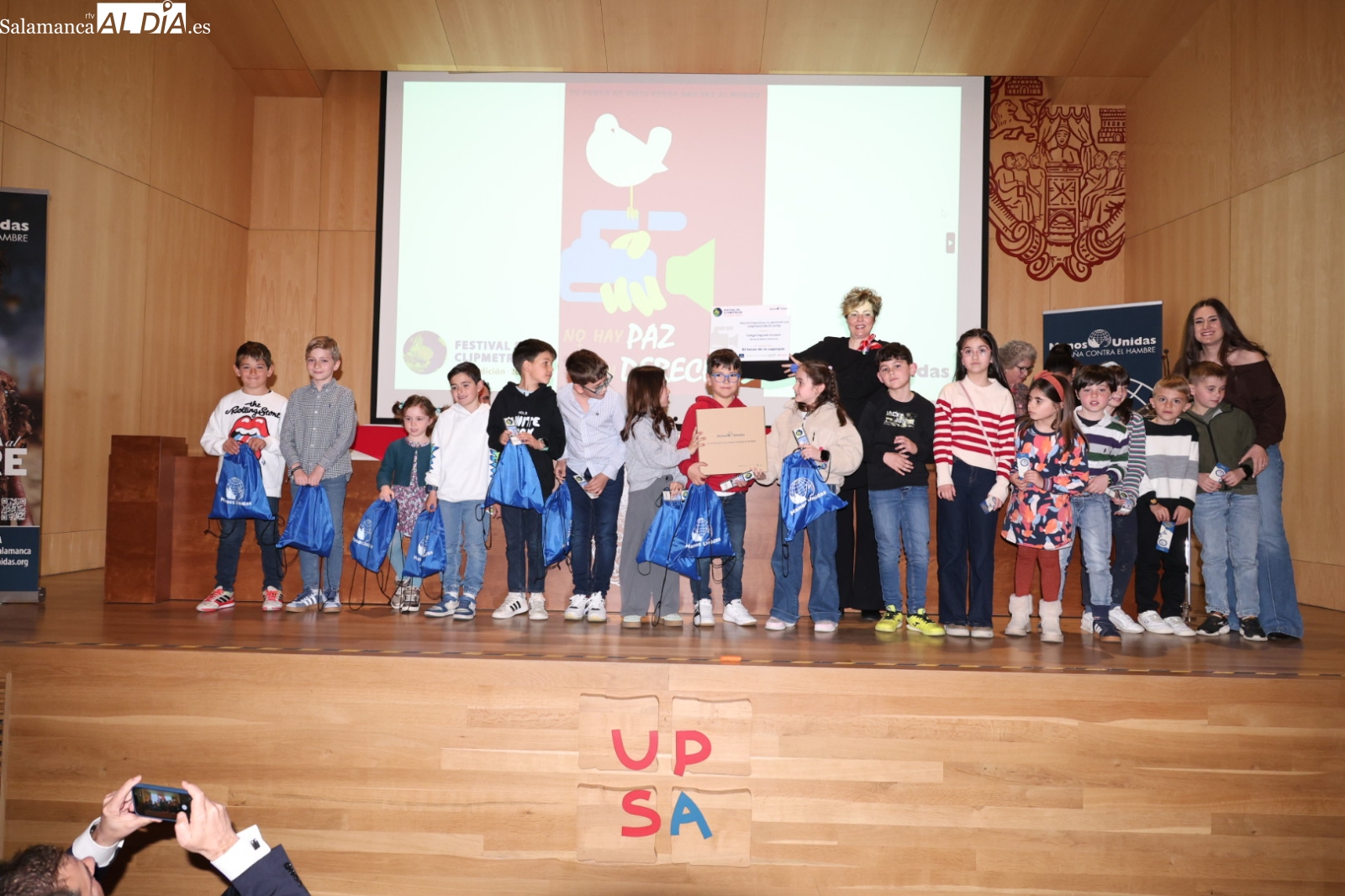 Premios Clipmetrajes Manos Unidas en la UPSA de Salamanca
