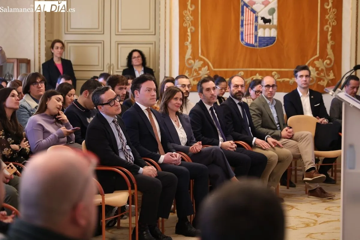 Presentación en el Ayuntamiento del Salamanca Tech Summit 2026. Foto de David Sañudo