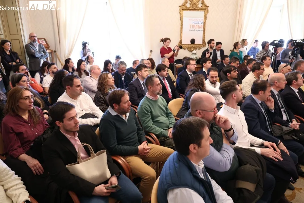 Presentación en el Ayuntamiento del Salamanca Tech Summit 2026. Foto de David Sañudo