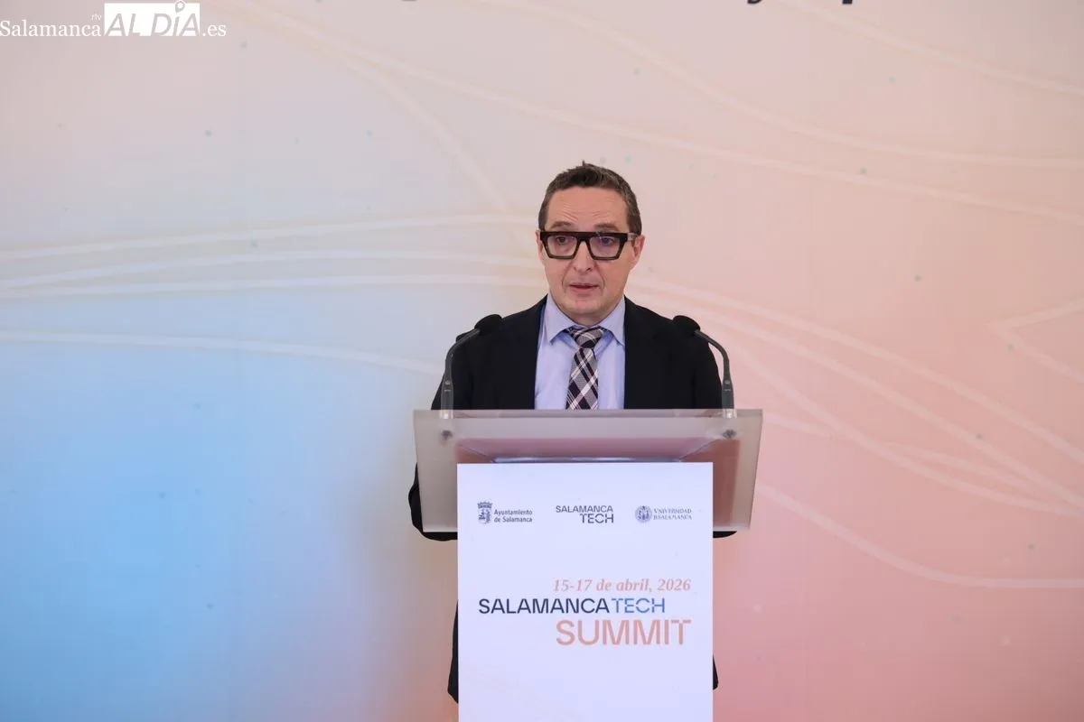 Presentación en el Ayuntamiento del Salamanca Tech Summit 2026. Foto de David Sañudo