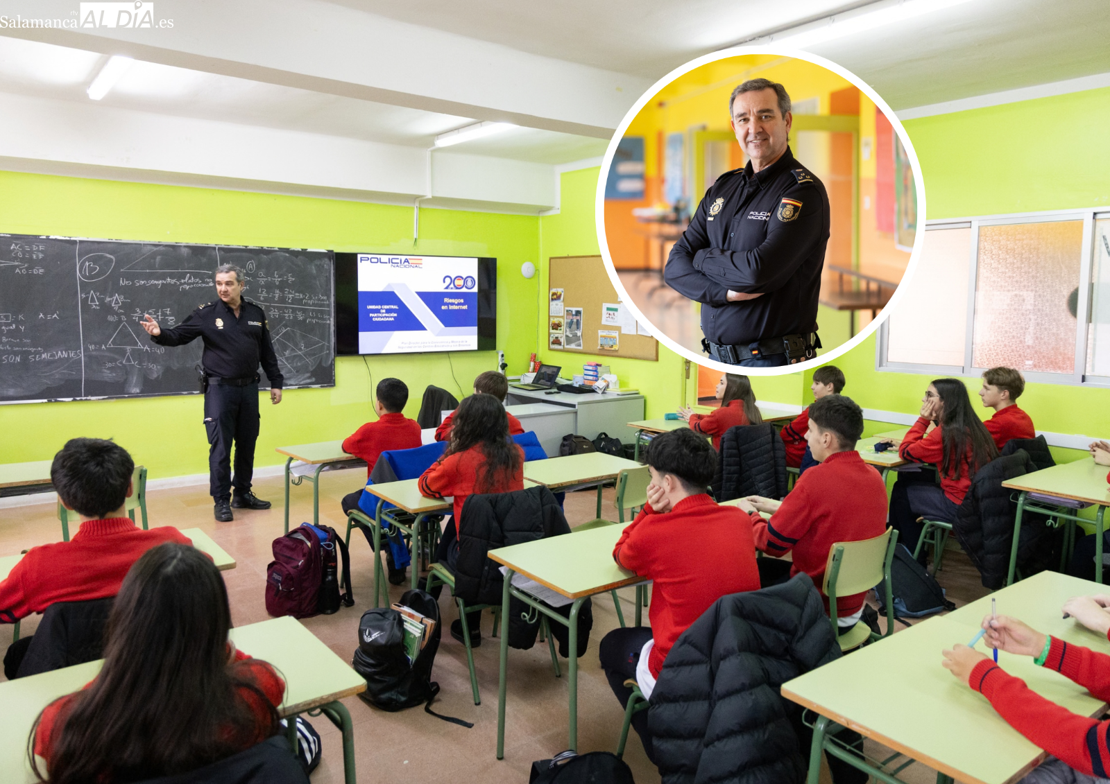 En internet hay que ser desconfiados, alerta el inspector Santero sobre los riesgos de las rrss en menores 