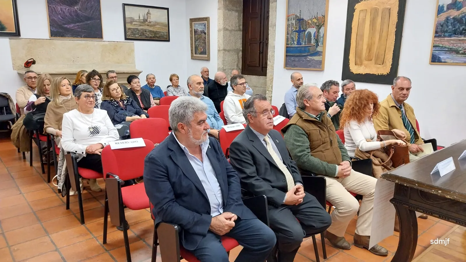 Acto del Centro de Estudios Mirobrigenses en la Casa de la Cultura 