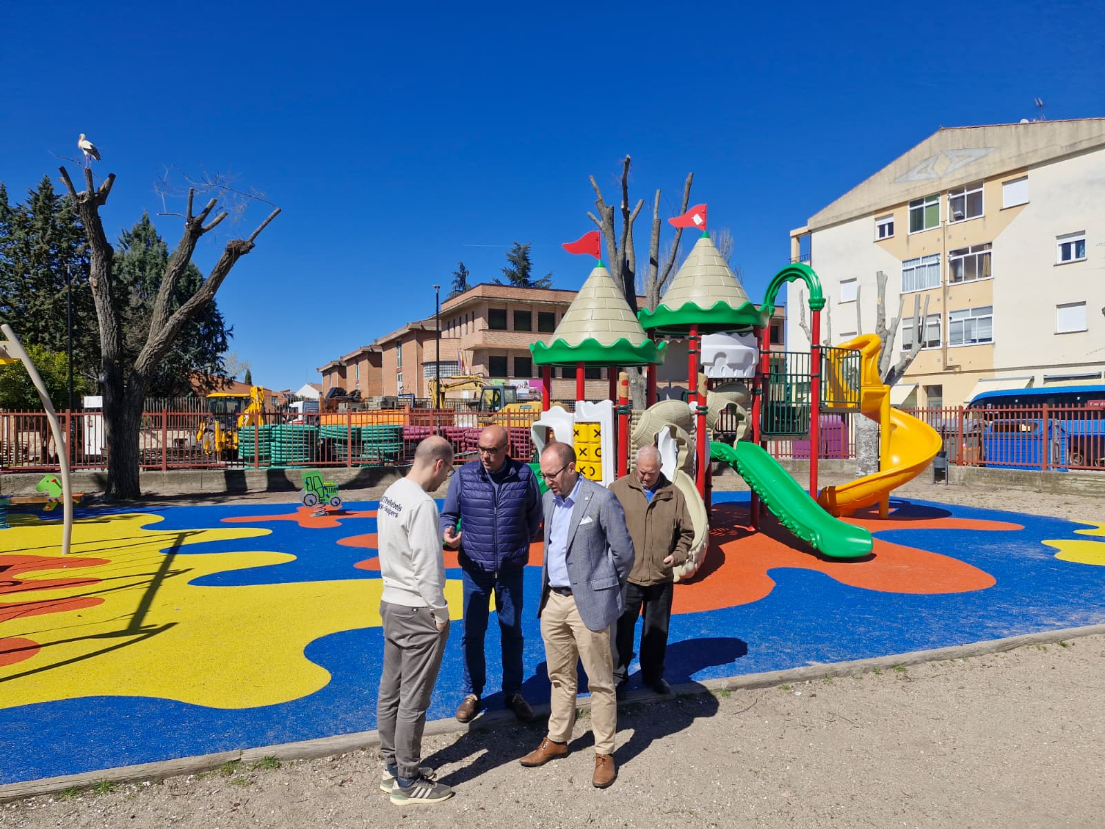 Juegos infantiles en el colegio Miróbriga Ciudad Rodrigo