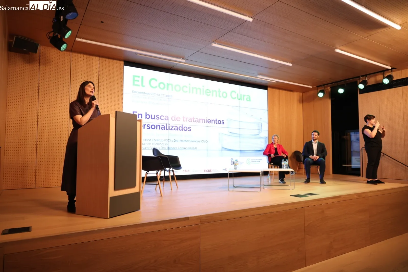 Jornada organizada por el Centro de Investigación del Cáncer (CIC) y la Asociación Española Contra el Cáncer (AECC) | Fotos: D.Sañudo