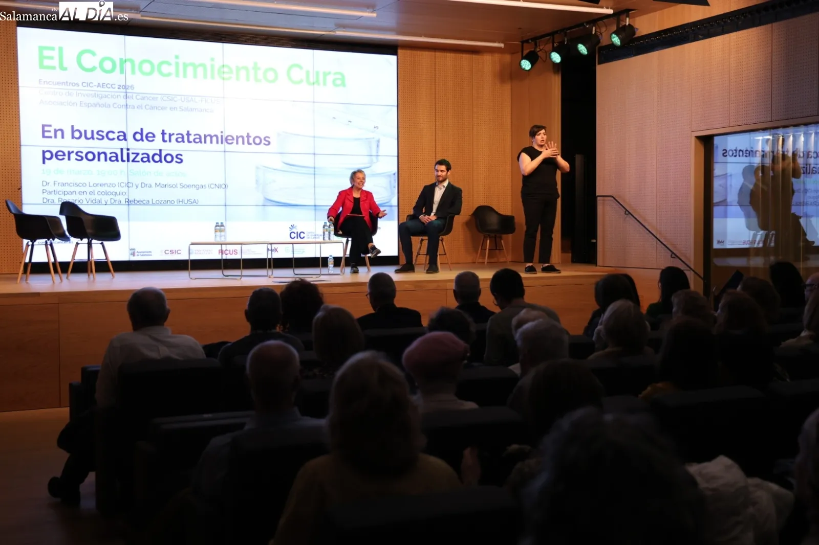 Jornada organizada por el Centro de Investigación del Cáncer (CIC) y la Asociación Española Contra el Cáncer (AECC) | Fotos: D.Sañudo