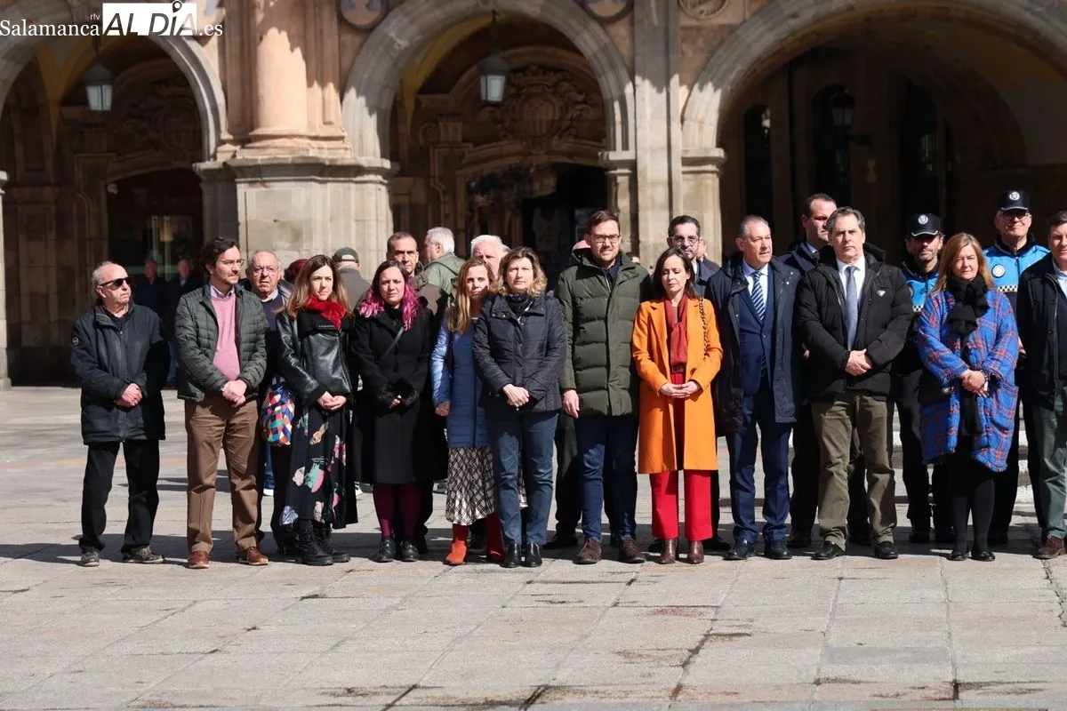 Día Europeo de las Víctimas del Terrorismo en la Plaza Mayor de Salamanca. Foto de David Sañudo